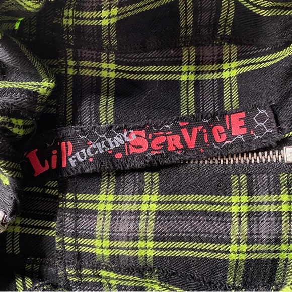 lip service plaid bondage dress ⚔️ - Picture 2 of 3